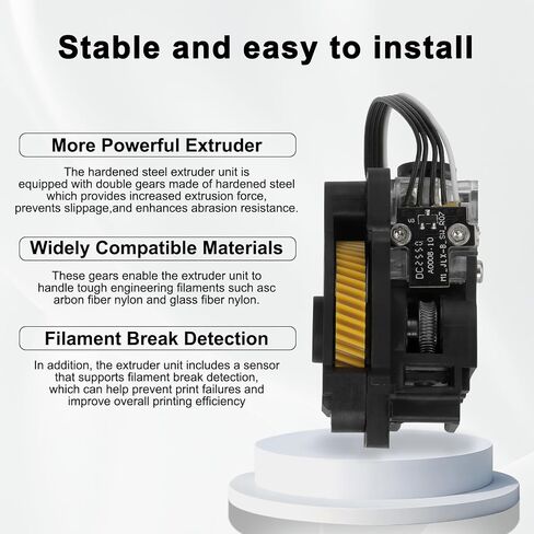 Bamboo Lab x1 x1c Extruder Unit Hardened Steel Finished Extruder Component Kit for Bambu Lab X1,X1C 3D Printer (X1 Series) in Kuwait
