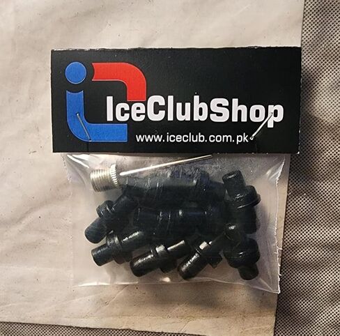 مجموعة صمامات نفخ كرة القدم الرياضية البديلة من ICE Club Shop (10 قطع)، صمامات استبدال صمام كرة السلة، الكرة الطائرة، لكرة السلة، كرة القدم، طقم إصلاح تسرب الكرة الرياضية in Kuwait