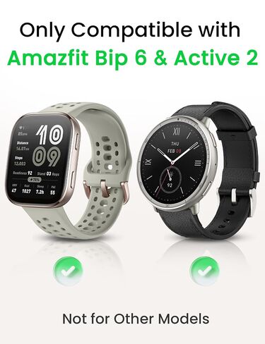 Sinoacc لـ Amazfit Bip 6، شاحن بديل لساعة Active 2 | سرعة الشحن الأصلية، حماية، قابلة للفصل والمحمولة، 3.3 قدم، عبوتان in Kuwait