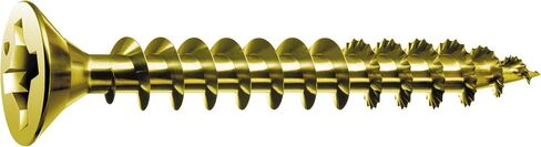 سباكس #10 × 3 بوصة. برغي Unidrive أصفر مطلي بالزنك برأس مسطح - صندوق 1 رطل (4101020500756) in Kuwait
