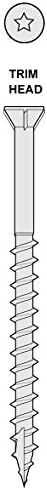 Starborn Headcote Stainless Steel Trim Head White Screws - #7 X 2-1/4" 305 Stainless Steel - 350 Count in Kuwait