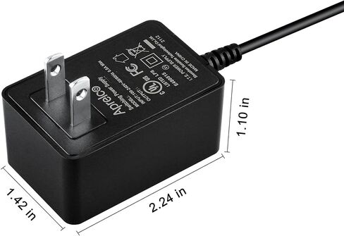 UL Listed AC-DC Adapter Charger Replacement for Donner Dt-1 Chromatic Guitar Tuner Pedal True Bypass Switching Transformer Power Supply Cord Mains PSU AC110-240V in Kuwait