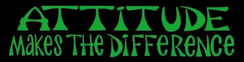 Infamous Network Attitude Makes The Difference - Small Bumper Sticker or Laptop Decal (5.5" X 1.5") in Kuwait
