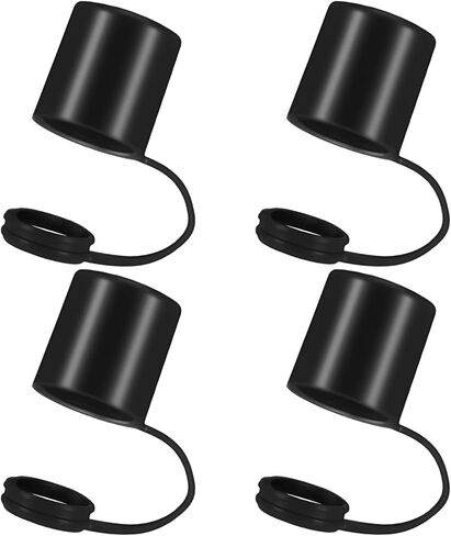 4 Packs Bite Valve Cover Replacement for Water Bladder Straw Dust Protector - Universal 1/4" Fit - Install in Seconds - Keeps Mouthpiece Clean - Wide Temperature Range for Outdoor in Kuwait