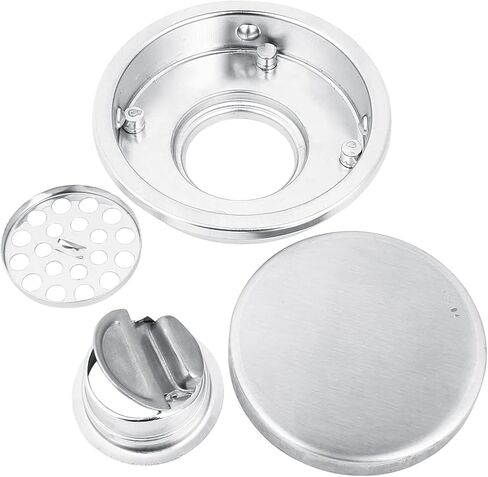Floor Grate,Round Multi Scene Drainage Cover,Steel Rust Fast Water Flow for Household Bathroom Kitchen Balcony Anti Sewer Fitting in Kuwait