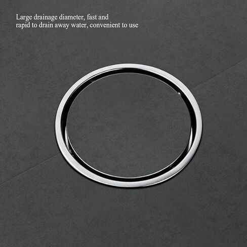 Floor Grate,Round Multi Scene Drainage Cover,Steel Rust Fast Water Flow for Household Bathroom Kitchen Balcony Anti Sewer Fitting in Kuwait
