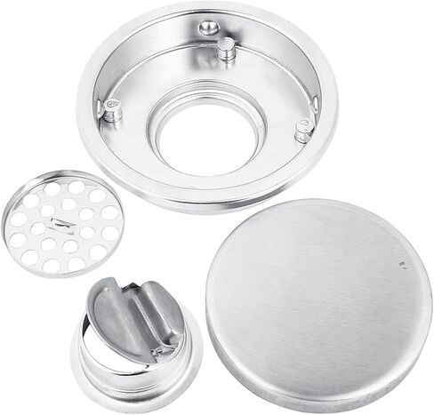 Floor Grate,Round Multi Scene Drainage Cover,Steel Rust Fast Water Flow for Household Bathroom Kitchen Balcony Anti Sewer Fitting in Kuwait