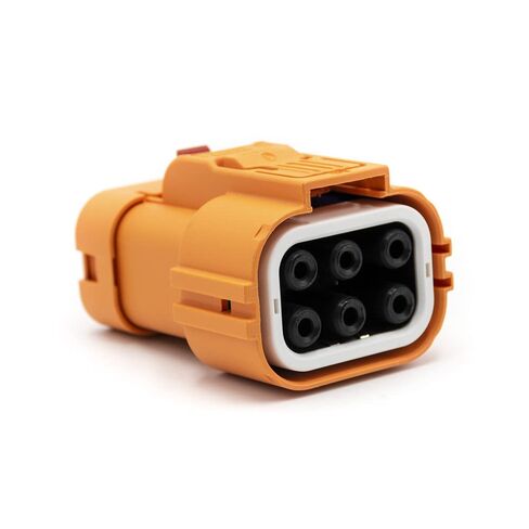 موصل تعشيق عالي الجهد، قابس تيار منخفض، 6Pin 40A 6mm2، بلاستيك مستقيم in Kuwait