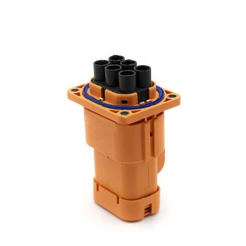 موصل تعشيق عالي الجهد، قابس تيار منخفض، 6Pin 40A 6mm2، بلاستيك مستقيم in Kuwait