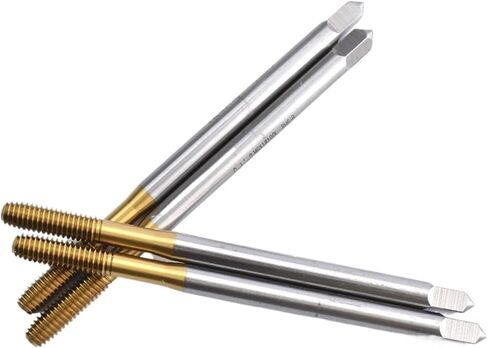 1PC HSSE-M42 JIS Standard Long Shank 80L 100L 120L 150L Roll Forming Tap M1.6 M2 M3-M5 M6 M8 Machine Screw Thread Taps(TICN Coating,M4X0.7X100L) in Kuwait