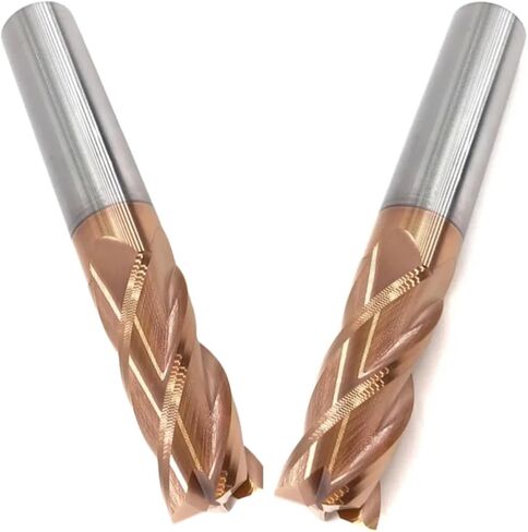1PCS HRC 55 Tungsten Steel Milling Cutter, Four-Blade Coating End, Flat-Bottom CNC Tool(10x65x10x200) in Kuwait