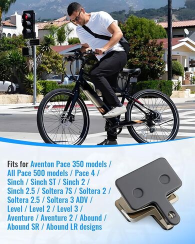 2Pcs Brake Pads Fit for Aventon Pace 350/ Pace 500/ Pace 4/ Sinch/Soltera/Level/Aventure/Abound, Rear Front Disc Brake Pads in Kuwait