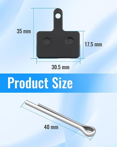 2Pcs Brake Pads Fit for Aventon Pace 350/ Pace 500/ Pace 4/ Sinch/Soltera/Level/Aventure/Abound, Rear Front Disc Brake Pads in Kuwait