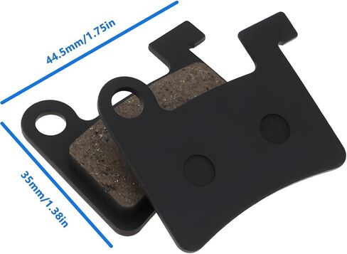 OTOTEC 2 Pair Disc Brake Pads for Electric Bikes E-Scooters Resin Semi-Metallic, Fits E-Bike Calipers in Kuwait
