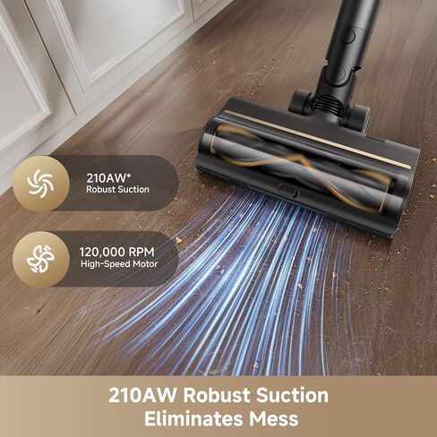 DREAME Cordless Stick Vacuum Cleaner Z30 Essential, 210AW Powerful Suction, Up to 90 Mins Runtime, Anti-Tangle Brush,LED Display, Dust Reveal Technology for Pet Hair, Carpet & Hard Floor in Saudi Arabia
