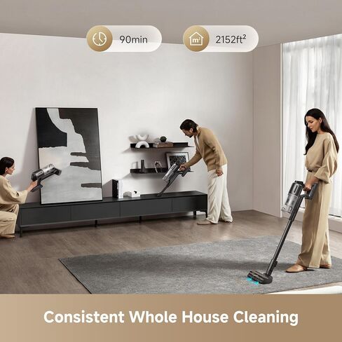 DREAME Cordless Stick Vacuum Cleaner Z30 Essential, 210AW Powerful Suction, Up to 90 Mins Runtime, Anti-Tangle Brush,LED Display, Dust Reveal Technology for Pet Hair, Carpet & Hard Floor in Saudi Arabia