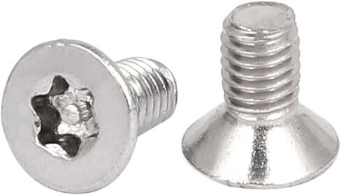 uxcell M3x6mm 304 Stainless Steel Torx Security Flat Head Anti Theft Screws 20pcs in Saudi Arabia