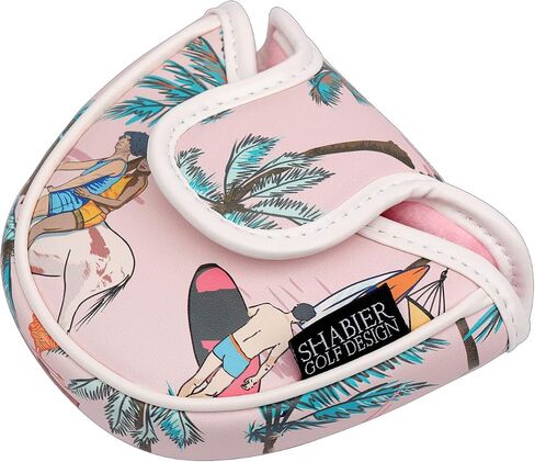 Pink Aloha Tropical Hawaii Surf Beach Design for Mallet Headcover in Saudi Arabia