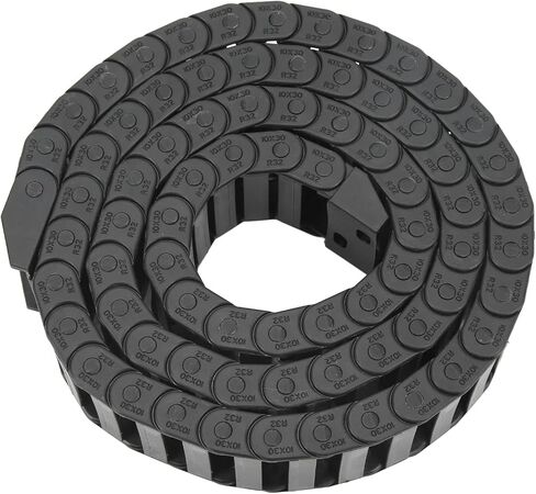 Cable Drag Chain Durable Sturdy Structure for CNC Machinery Nylon Material 1m Length for Electronic Equipment in Saudi Arabia