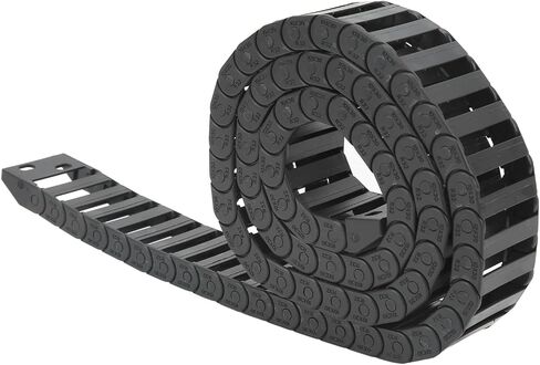 Cable Drag Chain Durable Sturdy Structure for CNC Machinery Nylon Material 1m Length for Electronic Equipment in Saudi Arabia