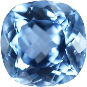 Natural Blue Sapphire Ceylon 9.55 Ct Square Cushion Certified Precious Gemstone in Kuwait