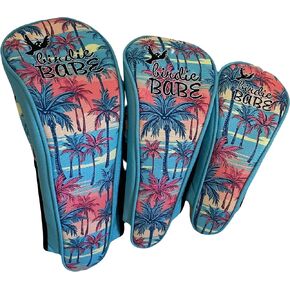 Birdie Babe Sunset Palms Head Covers Set of 3 in Kuwait