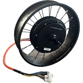 20x4.0 QS205 50H 190 مللي متر التسرب 3T/3.5T/4T/5T 72V QS 5000w الدهون دراجة محرك بمحور غير فرجوني عجلة للدراجة الكهربائية الدهون Ebike 60-100kph in Kuwait