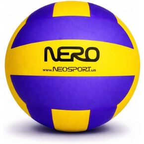 كرة الطائرة الصامتة الناعمة للأماكن المغلقة من NERO SPORT Ninja للأطفال - كرة طائرة إسفنجية صامتة للتمرين في الأماكن المغلقة | كرة تدريب الكرة الطائرة ذات الملمس الناعم بدون لدغة in Kuwait