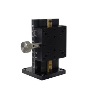 Z-axis Manual Vertical Lifting Platform Dovetail Gear Sliding Table LWZ60-100/150/200/250/300 1Pcs(LWZ60-L100) in Kuwait