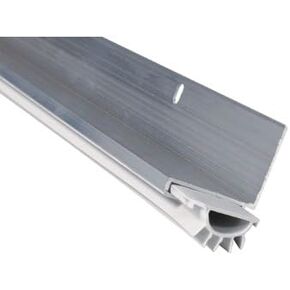 Pemko 216AV Mill Finish Aluminum Door Shoe with Gray Vinyl Insert - 36" U-Type in Saudi Arabia