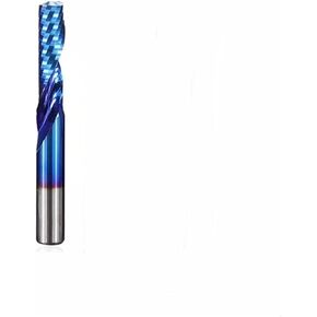 1pcs Single Flute Milling Cutter Bit Tungsten Carbide Spiral CNC Router 3.175mm-12mm End Mill for Cutting Aluminum Copper in Kuwait