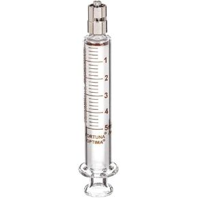 Glass Syringe, Metal Luer Lock, 5 mL in Kuwait