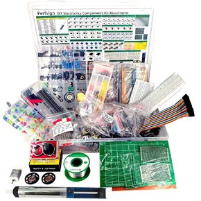 2300PCS XXXXL Complete Set DIY Electronics Component Assortment Box Kit,IC，PCB,Breadboard,Jumper,Magnifying Glass,Resistors,LED,Triode,Potentiometer,Speakers in Saudi Arabia