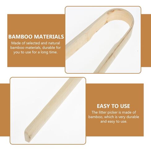 2pcs Trash Clamp Garbage Picker Grabber Tool 50cm U-Shaped Litter Picker for Sanitation Workers Janitorial Waste Pickup in Kuwait