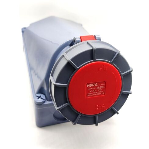 IEC60309 Waterproof Industrial Connector Socket 5Pin 125A 380V-415V 3P+E+N IP67 in Kuwait