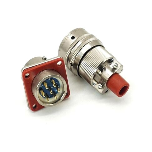 Electrical Circular Connectors Y50X-1207TK2 Female Plug and Y50X-1207ZJ10 Male Socket 7Pin Straight Bayonet Coupling Cable in Kuwait