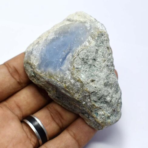 NATURAL Opal ROUGH 67 Ct Earth Mined CERTIFIED Blue Gemstones Huge Size in Kuwait