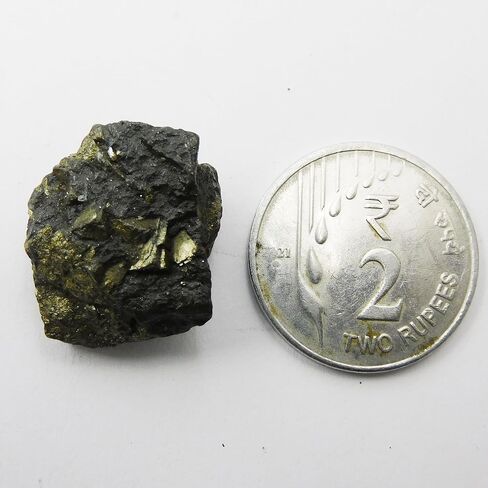 Pyrite Rough 185.99 Ct Natural Cleavage Golden Brilliant Gemstone CERTIFIED in Kuwait