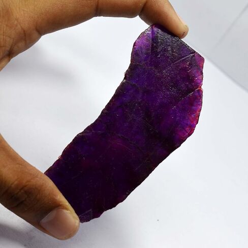 41 Ct Stunning Quality Natural Purple Sapphire Gemstone Uncut Rough CERTIFIED in Kuwait