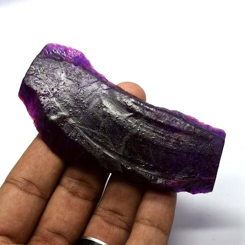 41 Ct Stunning Quality Natural Purple Sapphire Gemstone Uncut Rough CERTIFIED in Kuwait