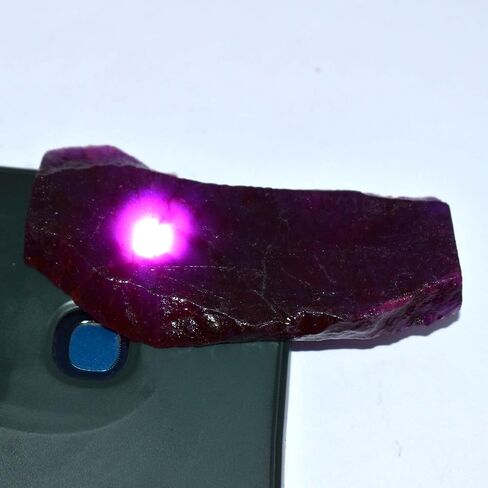41 Ct Stunning Quality Natural Purple Sapphire Gemstone Uncut Rough CERTIFIED in Kuwait