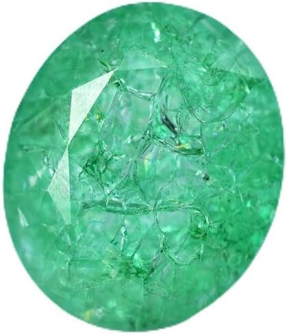 15.80 Ct Natural Green Emerald Top Quality Oval Cut Certified Gemstone in Kuwait