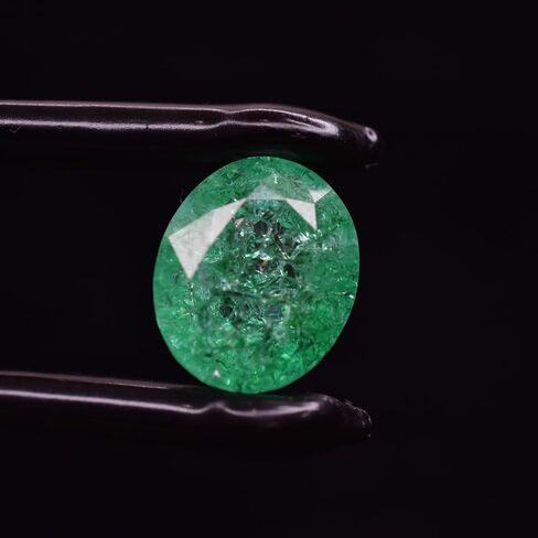 15.80 Ct Natural Green Emerald Top Quality Oval Cut Certified Gemstone in Kuwait