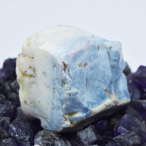 NATURAL Earth Mined 49 Ct Blue Opal Huge Size Uncut Rough CERTIFIED Gemstone in Kuwait