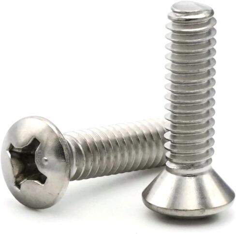 Phillips Oval Head Machine Screws 316 Stainless Steel - #10-24 x 1-1/4" Qty 100 in Kuwait