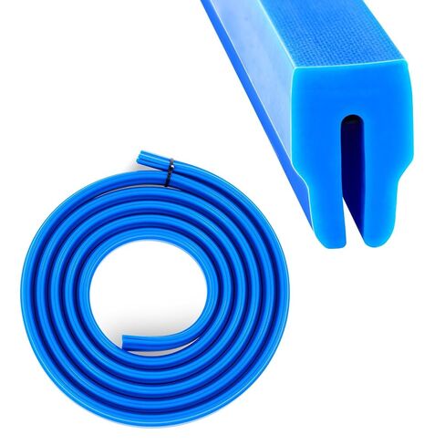 5/8" T-Slot Cover for Milling Machine, Table Saw, CNC Router, Drill Press, Workbench – 150 Inch Flexible PVC Strip, T-Track Protector for Metalworking, Woodworking, Machine Shop (Blue) in Kuwait