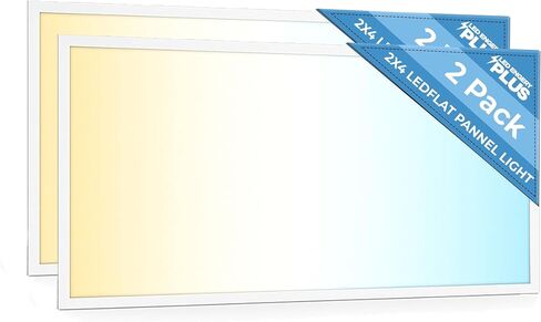 6 عبوات 2 × 4 مصابيح LED مسطحة للسقف المنسدل، 9360 لومن قابلة للتحديد 30 وات/40 وات/50 وات/60 وات/72 وات، درجة حرارة اللون 3000 ك/3500 ك/4000 ك/5000 ك/6500 ك، 0-10 فولت قابلة للتعتيم، 120-277 فولت، ETL، DLC in Kuwait