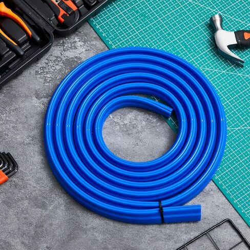 5/8" T-Slot Cover for Milling Machine, Table Saw, CNC Router, Drill Press, Workbench – 150 Inch Flexible PVC Strip, T-Track Protector for Metalworking, Woodworking, Machine Shop (Blue) in Kuwait