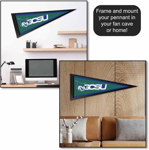 Georgia College Bobcats Wordmark Pennant Flag in Kuwait