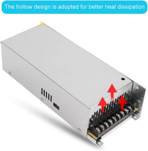 460W 46V 10A Switching Power Supply, Galvanized Aluminum Shell for Engraving Machine, Stable for LED Strips, Lighting, Advertising Signs, Surveillance in Kuwait